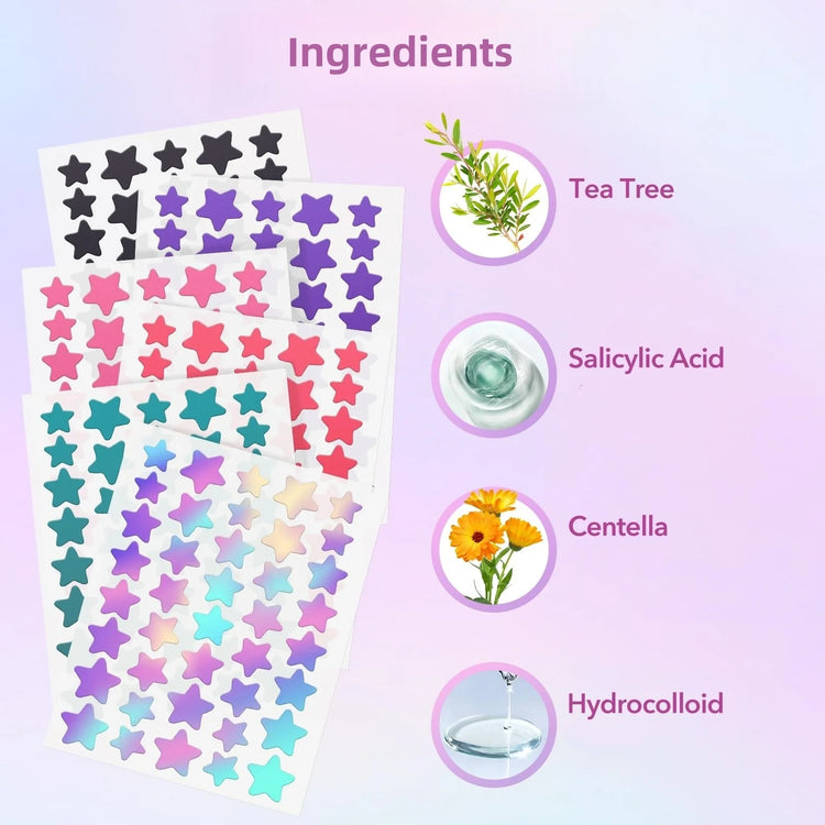 Shaped Acne Patches